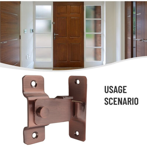 Home Security Red Bronze Privacy Security for  Enhanced Security Multi-Scene Use Rustproof User-Friendly Design