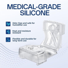 Kit com 2 Juntas de Reposição para Câmara de Água para Airsense 10 e AirCurve 10, Juntas de Silicone para Reservatório Padrão para Humidair