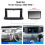Painel Frontal de 9 Polegadas para Rádio Estéreo para Android de Carro 2DIN, Peças para  StepWGN RG1 2005-2008 4