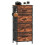 Chest of Four Fabric Drawers - Rustic Brown 1