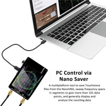 Pour L'Analyseur de Réseau Vectoriel -H 50KHz - 1.5GHz, Analyseur D'Antenne VHF UHF, Mesure des Paramètres S, SWR, Phase, Délai