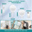 30X Doppelseitiger LED-Spiegel 3 Farben, Handheld Desktop Reise-Make--Spiegel mit Pinzette 3