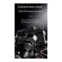 Square Shape Lens Hood 52mm for DSLR Camera Mirrorless Lens Camera Photography Accessories