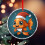 Goldfish Glass Ornament with Red Santa Hat 5
