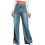 Women's High-Waisted Wide-Leg Denim Jeans 1