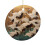 White Crane Christmas Ornament Ceramic 3 inch 1