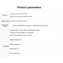 For Raspberry Pi CM0 Module Compute Module Core Board 16GB EMMC with WIFI Based RP3A0 SiP