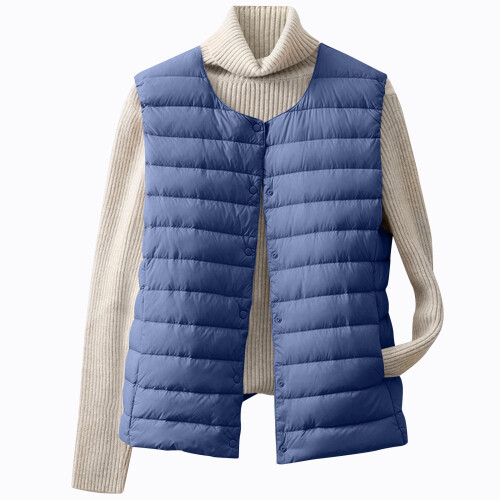 Women's Packable Puffer Vest Lightweight Quilted Sleeveless 1