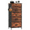 Chest of Five Fabric Drawers - Rustic Brown 1