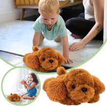 Brown Puppy Plush Toy 8.66 inch for Adults