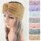 Warm Plush Headband for Women Solid Color Ear Warmer 4