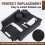 For  Sienna Central Console Silicone Protective Mat Cup Holder Mat Interior Modification Accessories Grey 3