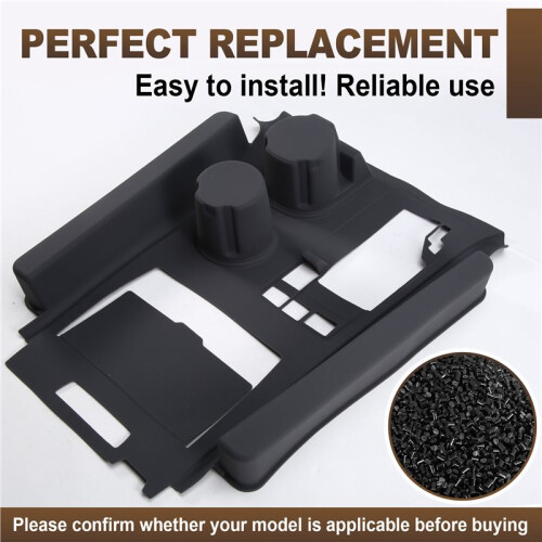 For  Sienna Central Console Silicone Protective Mat Cup Holder Mat Interior Modification Accessories Grey 2