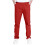 Boys Cargo Pants Elastic Waist Multi-Pocket Red Size 13-14 1