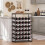 Homcom HOMCOM 30 Bottles Wine Rack, 6 Tier Wine Storage Holder, Rustic Brown 1