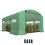 13 x 9.8ft Walk-In Polytunnel Greenhouse - Green 1