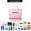 Mesh Beach Bag with Cooler Pink Large Tote 2