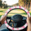 Heart Pattern Golf Cart Steering Wheel Cover Universal 1