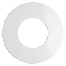 White Steel Ceiling Medallion 7.75 inch