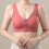 Women's Snap-Front Bra with Full Coverage and Breathable 3