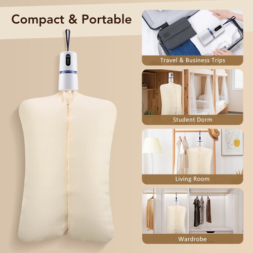 Portable Clothes Dryer with 360 Hot Air and Timer 2