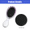 Mini Travel Detangler Paddle Brush Purple Silver 6