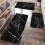Kitchen Mats Black Marble Non-Slip 3-Pack 1