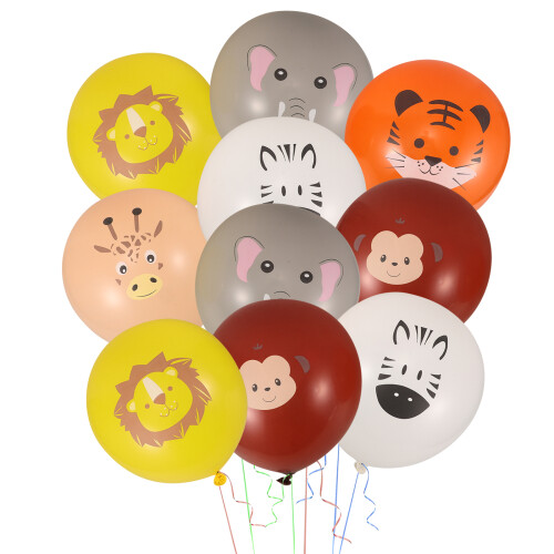 Helium Balloons Multi Color 12 Pieces 12 Inch