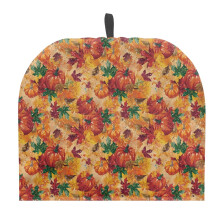 Pumpkin Tea Kettle Cover Insulated Polyester Canvas Maple
