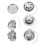 Stainless Steel Tea Infuser with Fine Mesh 4-Pack 1