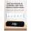 Clock -Luidspreker, LED HD-Spiegel, FM-Radiofunctie, Multifunctionele Weergave -Audio, Wit 1