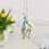 White Horse Ornament Painted Ponies Christmas Tree Decor 4