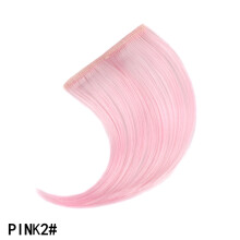 Clip-In Fringe Bangs Hairpiece Light Pink