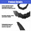 Black PU Leather Headbands for Women Handmade 4