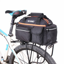 GASTROPOD Saddle Bag Waterproof Rear Bike Rack Black
