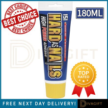 GRAB ADHESIVE GLUE HARD AS NAILS EXTERIOR INTERIOR HIGH STRENGTH NO MORE NAILS