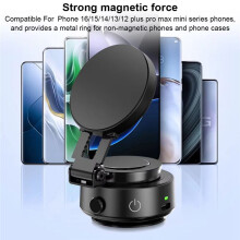 For Magnetic Vacuum Car Phone Holder 360 Rotatable Folding Intelligent Car Mount Magnetic Car Stable Holder
