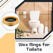 8 Pack Toilet Wax Ring Thick Toilet Bowl Wax Ring Gasket for Toilet Bowl Seal for 3-Inch/4-Inch Waste -Gas
