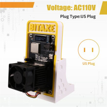 Uppgradera för Bitaxe Gamma 601 Solo Miner 1.2TH/S 18-22W BM1370 Asic Från S21 Pro BTC Crypto Miner med Stativ US-Kontakt