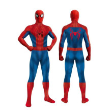 (130CM) 2026 Spiderman 4 Brand New Day Jumpsuit Cosplay Costume Adult Kid Suit Halloween