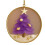 Sea Glass Christmas Tree Ornament Handmade Beach Theme 1