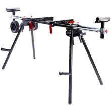 Universal Mitre Saw Stand Extending Support Arms Quick Release Clamp with Wheels