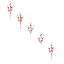 Pink Heart Berry Picks for Valentine's Day Wedding Decor 5