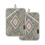 Pot Holders Heat Resistant 2 Pack Brown Batik Pattern 1