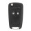 Chevrolet Key Shell Replacement 2-Button Folding 5