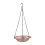 Hanging Bird Bath Outdoor Plastic Garden Decor 1 Pack Red 5
