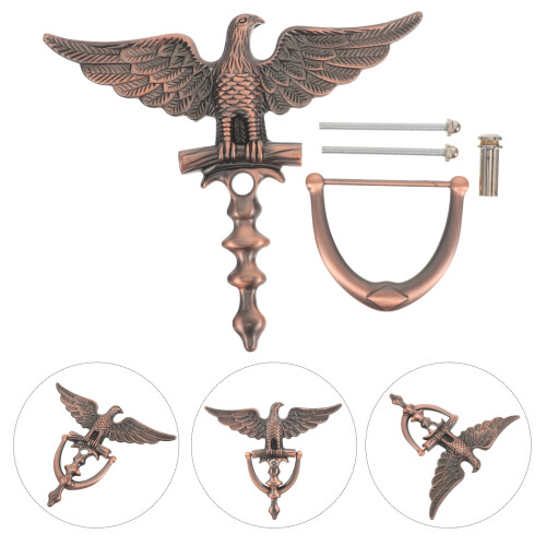 European Style Front Door Knocker with Peephole 1