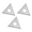 Reversible Hardened Steel Scraping Blade Triangular Tool 3 8