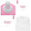 Mini Bottle Party Favor Pink Plastic 24 Pack 7