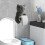 3D Cat Toilet Paper Holder Wall Mount for Bathroom Kitchen 6